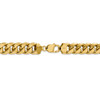 26" 14k Yellow Gold 12.6mm Semi-Solid Miami Cuban Chain Necklace