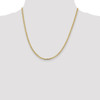 20" 14k Yellow Gold 2.3mm Flat Beveled Curb Chain Necklace