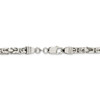 8" Sterling Silver 5mm Byzantine Chain Bracelet
