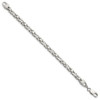 9" Sterling Silver 5mm Byzantine Chain Bracelet