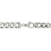 20" Sterling Silver 16.25mm Curb Chain Necklace