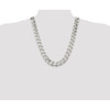 24" Sterling Silver 16.25mm Curb Chain Necklace