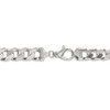 26" Sterling Silver 16.25mm Curb Chain Necklace