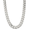 26" Sterling Silver 16.25mm Curb Chain Necklace