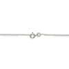 16" Sterling Silver 1mm Cable Chain Necklace with Spring Ring Clasp