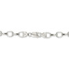 8" Sterling Silver 8mm Fancy Rolo Chain Bracelet