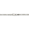 9" Sterling Silver 2.85mm Figaro Chain Anklet