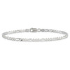 8" Sterling Silver 2.85mm Figaro Chain Bracelet