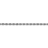 8" 14k White Gold 3.0mm Diamond-cut Quadruple Rope Chain Bracelet