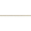 20" 14k Yellow Gold 1.15mm Diamond-cut Machine-made Rope Chain Necklace