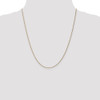 22" 14k Yellow Gold 1.15mm Diamond-cut Machine-made Rope Chain Necklace