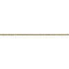 22" 14k Yellow Gold 1.15mm Diamond-cut Machine-made Rope Chain Necklace