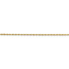 16" 14k Yellow Gold 1.50mm Diamond-cut Rope with Lobster Clasp Chain Necklace