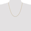 22" 14k Yellow Gold 1.50mm Diamond-cut Rope with Lobster Clasp Chain Necklace