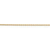 14" 14k Yellow Gold 1.50mm Regular Rope Chain Necklace