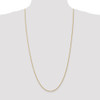 30" 14k Yellow Gold 1.50mm Regular Rope Chain Necklace