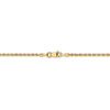 30" 14k Yellow Gold 1.75mm Diamond-cut Rope with Lobster Clasp Chain Necklace