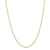 16" 14k Yellow Gold 2mm Regular Rope Chain Necklace