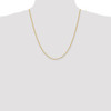 22" 14k Yellow Gold 2mm Regular Rope Chain Necklace