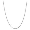 16" 14k White Gold 1.75mm Diamond-cut Rope with Lobster Clasp Chain Necklace