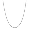 30" 14k White Gold 1.75mm Diamond-cut Rope with Lobster Clasp Chain Necklace