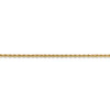 16" 14k Yellow Gold 2.25mm Regular Rope Chain Necklace