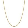 18" 14k Yellow Gold 2.25mm Regular Rope Chain Necklace