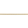 24" 14k Yellow Gold 2.25mm Regular Rope Chain Necklace