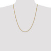 24" 14k Yellow Gold 2.25mm Diamond-cut Rope with Lobster Clasp Chain Necklace