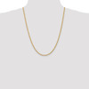 24" 14k Yellow Gold 2.75mm Diamond-cut Rope with Lobster Clasp Chain Necklace