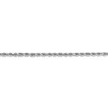 18" 14k White Gold 2.75mm Diamond-cut Rope with Lobster Clasp Chain Necklace