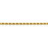 16" 14k Yellow Gold 3.5mm Diamond-cut Rope with Lobster Clasp Chain Necklace