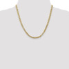 20" 14k Yellow Gold 4.75mm Semi-Solid Anchor Chain Necklace