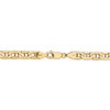 18" 14k Yellow Gold 5.5mm Semi-Solid Anchor Chain Necklace