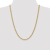 24" 14k Yellow Gold 4.3mm Semi-Solid Curb Chain Necklace