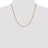 20" 14k Yellow Gold 2.5mm Semi-Solid Figaro Chain Necklace
