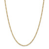 24" 14k Yellow Gold 2.5mm Semi-Solid Figaro Chain Necklace