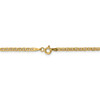 18" 14k Yellow Gold 2.4mm Semi-Solid Anchor Chain Necklace