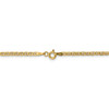 20" 14k Yellow Gold 2.4mm Semi-Solid Anchor Chain Necklace