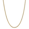 20" 14k Yellow Gold 3.2mm Semi-Solid Anchor Chain Necklace