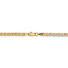 24" 14k Yellow Gold 3.2mm Semi-Solid Anchor Chain Necklace