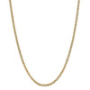 24" 14k Yellow Gold 3.2mm Semi-Solid Anchor Chain Necklace