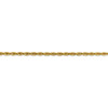 24" 14k Yellow Goldy 3.0mm Semi-Solid Rope Chain Necklace