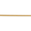 18" 14k Yellow Gold 3mm Semi-Solid Franco Chain Necklace