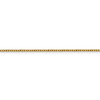 8" 14k Yellow Gold 1.5mm Semi-Solid Round Box Chain Bracelet