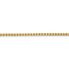 8" 14k Yellow Gold 2.45mm Semi-Solid Round Box Chain Bracelet