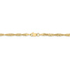 16" 14k Yellow Gold 2.75mm Lightweight Singapore Chain Necklace