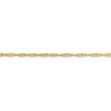 16" 14k Yellow Gold 2.75mm Lightweight Singapore Chain Necklace