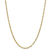 16" 14k Yellow Gold 2.75mm Lightweight Singapore Chain Necklace