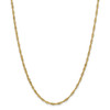 18" 14k Yellow Gold 2.75mm Lightweight Singapore Chain Necklace